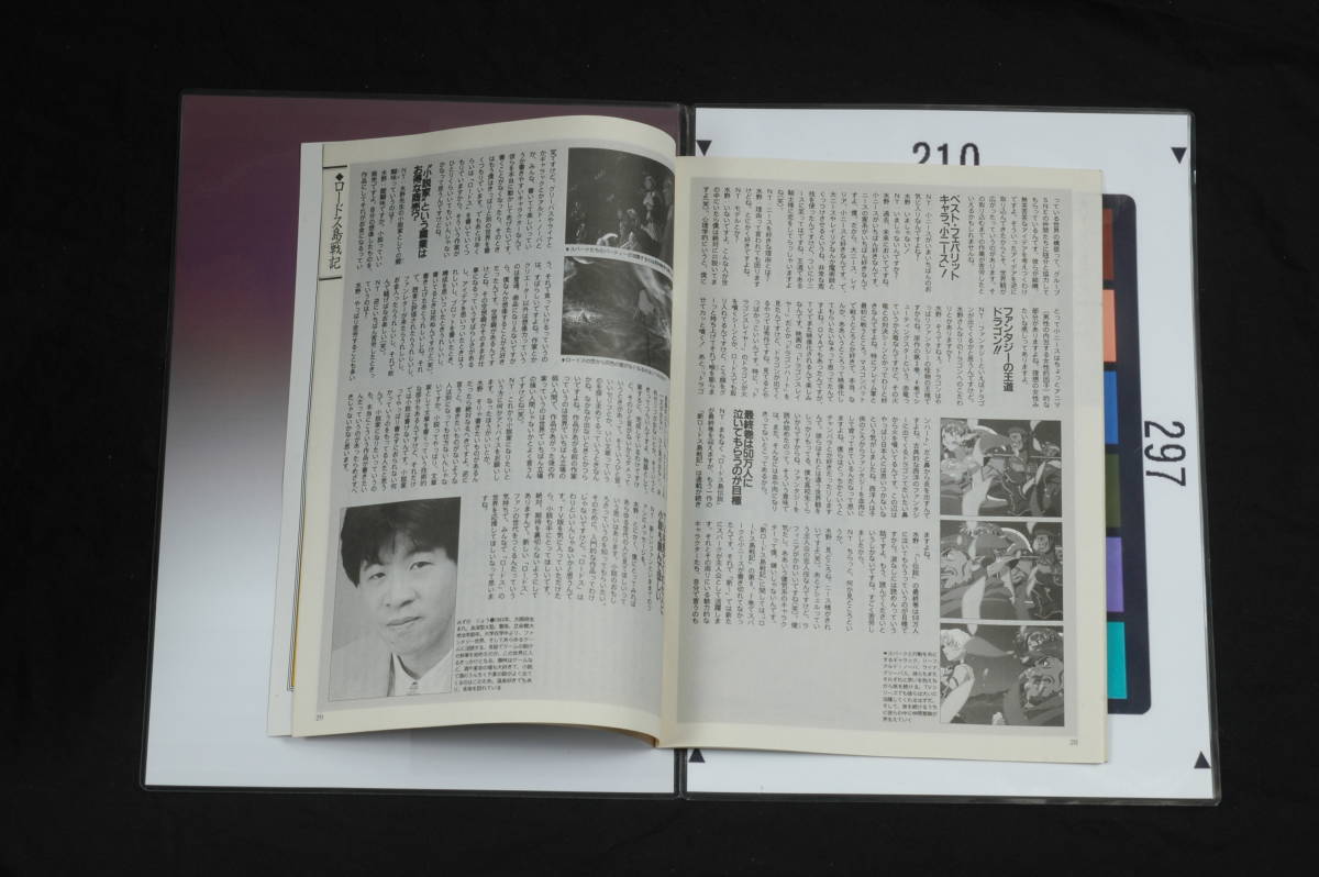 [Delivery Free]1995s Newtype Appendix Record of Lodoss War Navigate book ロードス島戦記ナビゲートブック[tag1111]_画像8