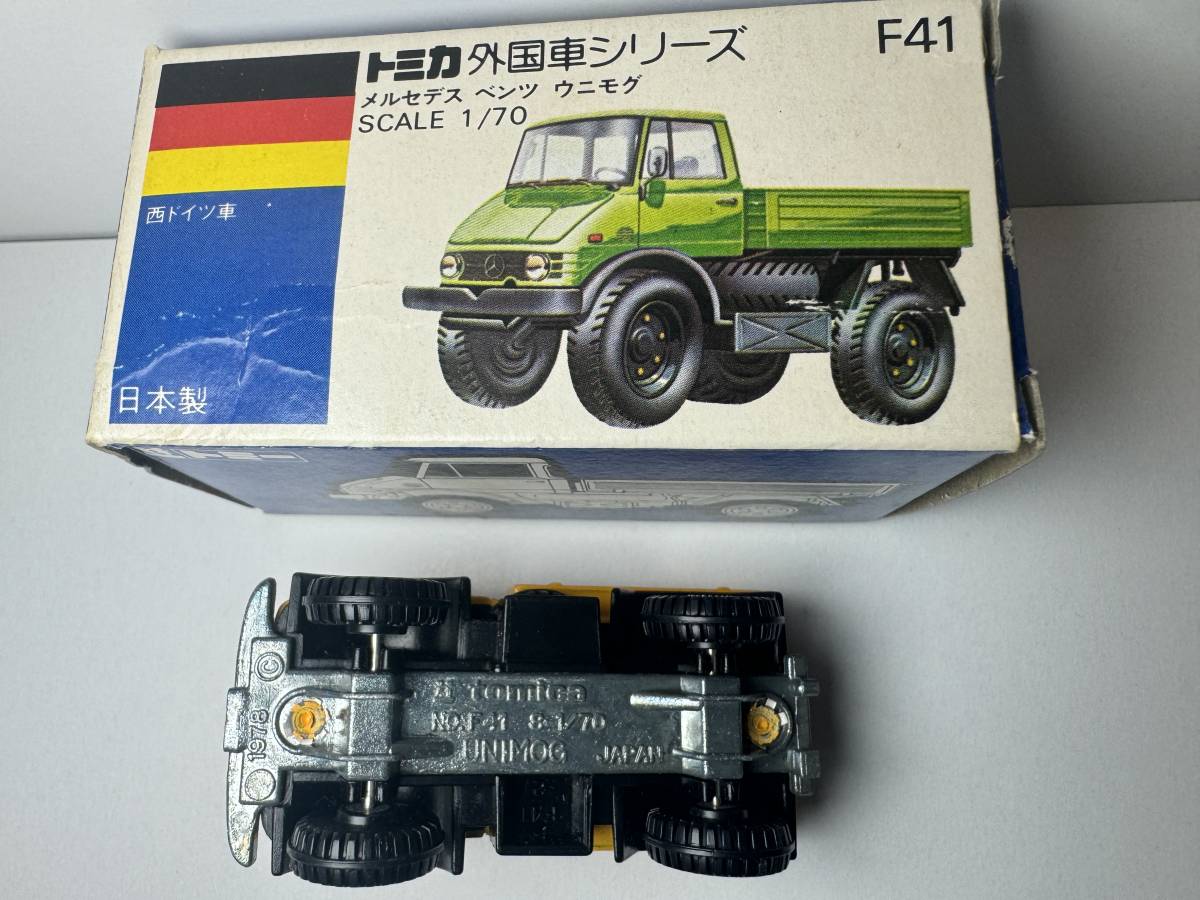 日本製【青箱】F41 メルセデス　ベンツ　ウニモグ　二台　F28/F65 ランボルギーニ　チータ 二台_画像9