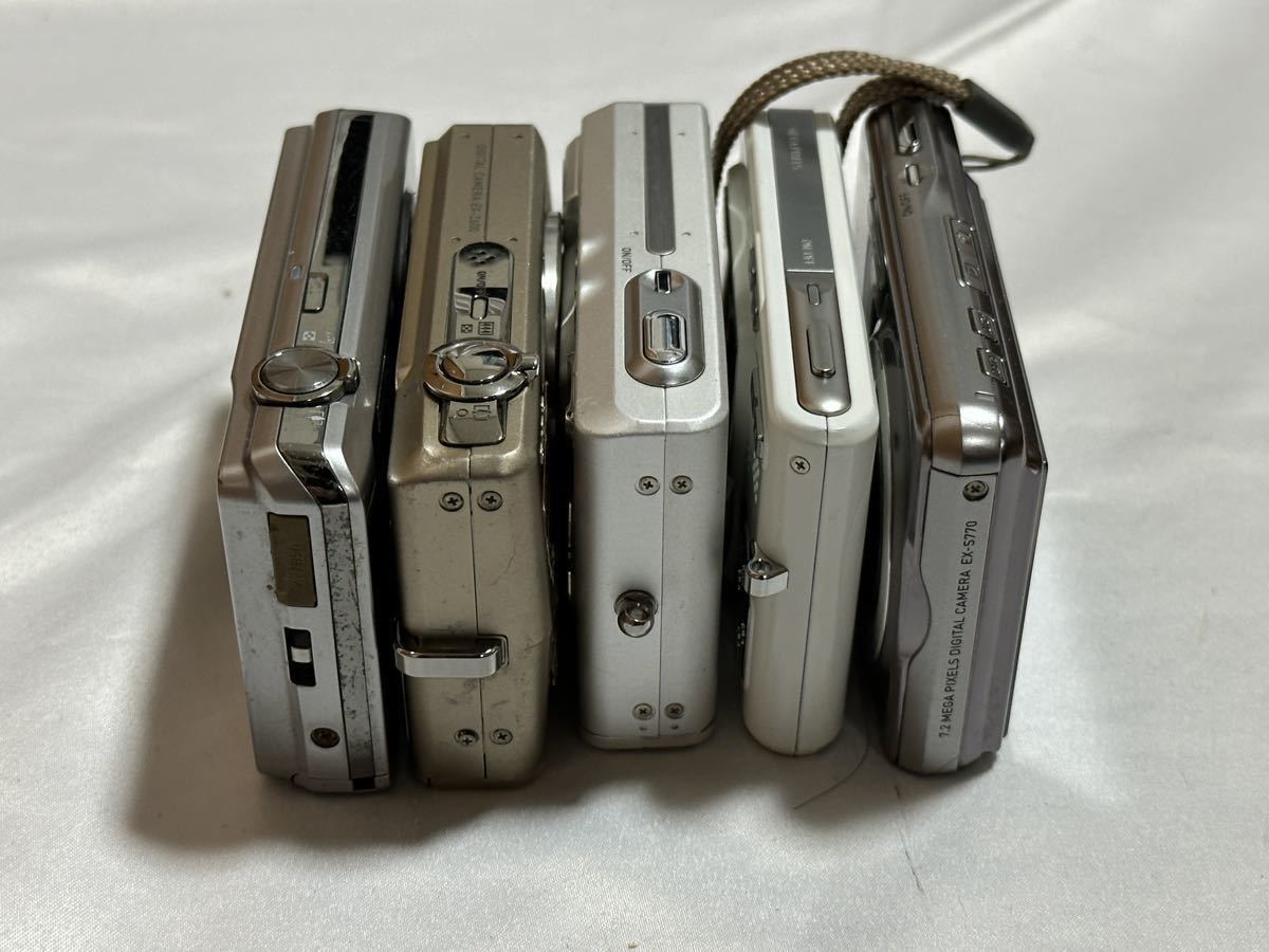 デ★ジャンク品 デジタルカメラ CASIO EXLIM EX-Z600 EX-S770 EX-ZS5 EX-Z30 EX-S100 6点_画像8