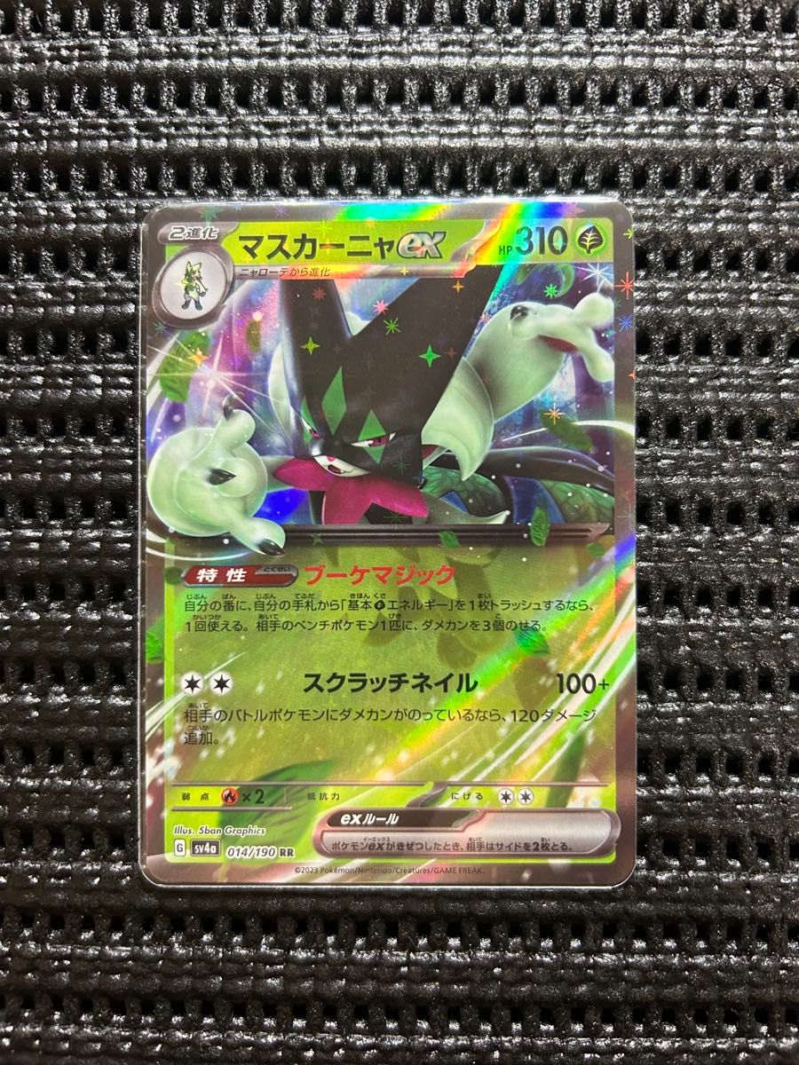 ニャオハ ニャローテ マスカーニャ 色違い ポケモンカード s rr ニャオハ ニャローテ マスカーニャ 色違い ポケモンカード s rr