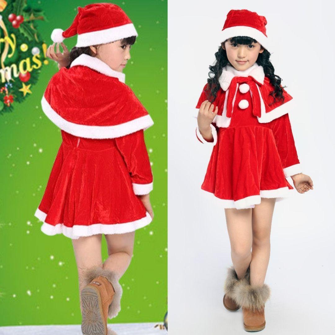 クリスマス サンタ服 女の子 140 ベビー服 キッズ コスチューム コスプレ_画像2