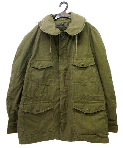 r2_2114 60年代 60s 米軍実物 U.S.AIRFORCE アメリカ空軍 WIND RESISTANT CONMERジップ フィールドジャケット BROXTON GARMENT製 サイズXL_画像1