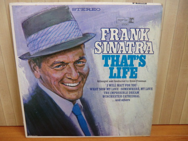 JAZZ　VOCAL・LP：FRANK　SINATRA「THAT’S　LIFE」_画像1