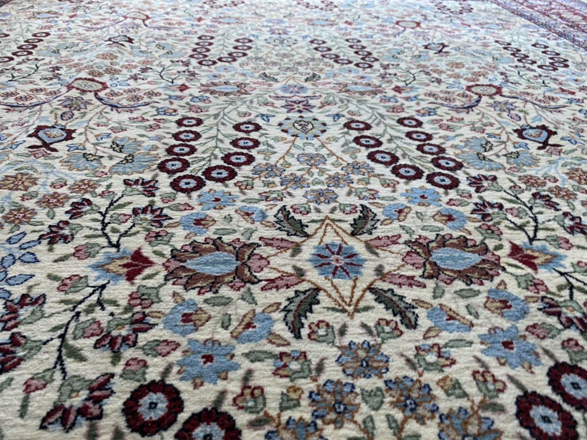 トルコが誇るへレケ絨毯新品未使用品/HEREKE織込有/シュメル工房タグ付最高特別ランク/素晴らしい宝石の様な絨毯/素晴らしい一生ものの絨毯_画像5