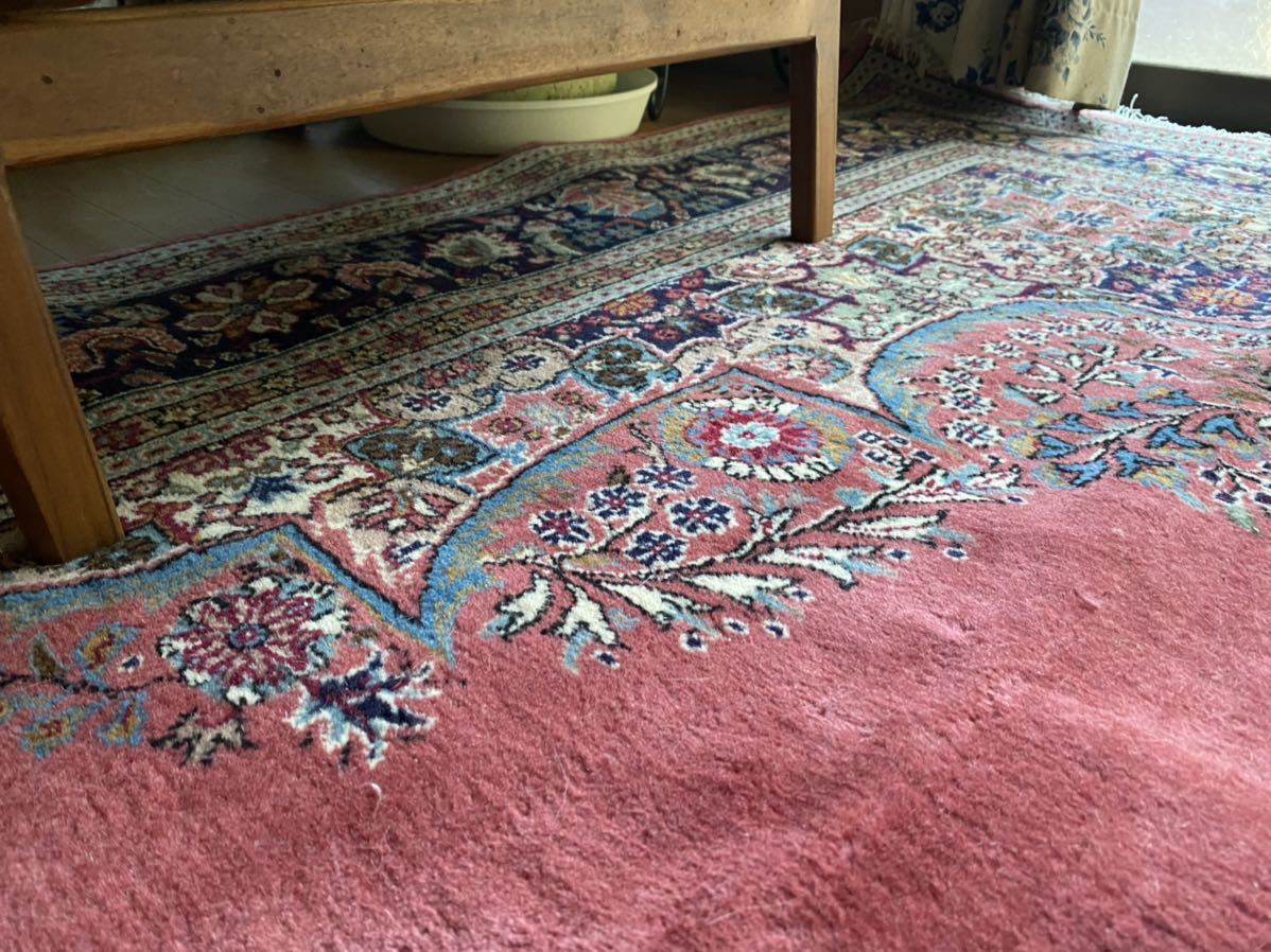 トルコ手織コンヤラディック絨毯/700年の歴史HEREKEのお手本になった正統派トルコ絨毯/しっかり厚み有見事な絨毯/本物上質絨毯をお探しの方_画像7