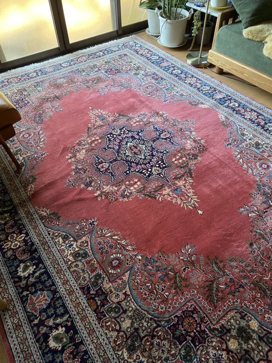 トルコ手織コンヤラディック絨毯/700年の歴史HEREKEのお手本になった正統派トルコ絨毯/しっかり厚み有見事な絨毯/本物上質絨毯をお探しの方_画像1