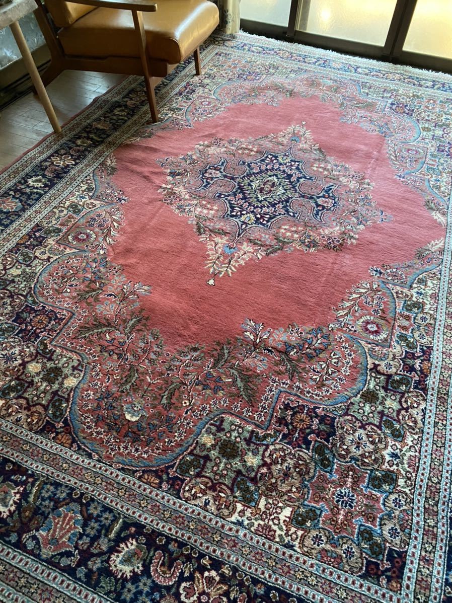 トルコ手織コンヤラディック絨毯/700年の歴史HEREKEのお手本になった正統派トルコ絨毯/しっかり厚み有見事な絨毯/本物上質絨毯をお探しの方_画像2