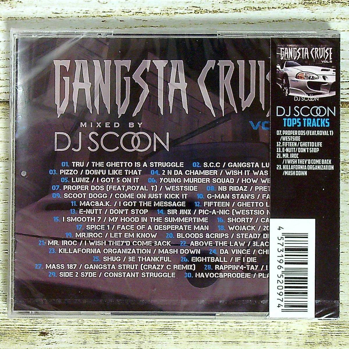 J035 ■【未開封CD】 DJ SCOON　/　GANGSTA CRUISE Vol.6 【同梱不可】_画像2