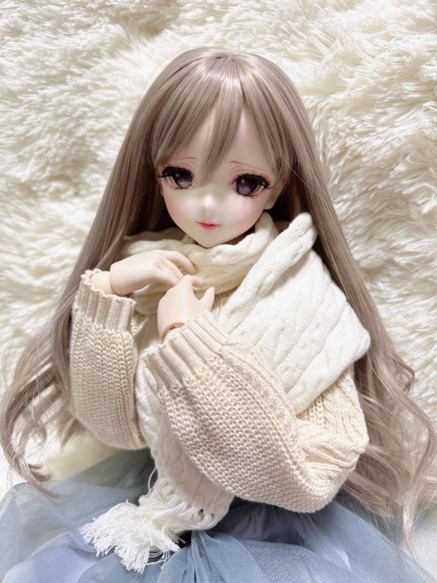 *くろまめ* DDH-09 sw肌 ボークス カスタムヘッド パテ盛り難あり おまけディーラー様製アイ _画像1