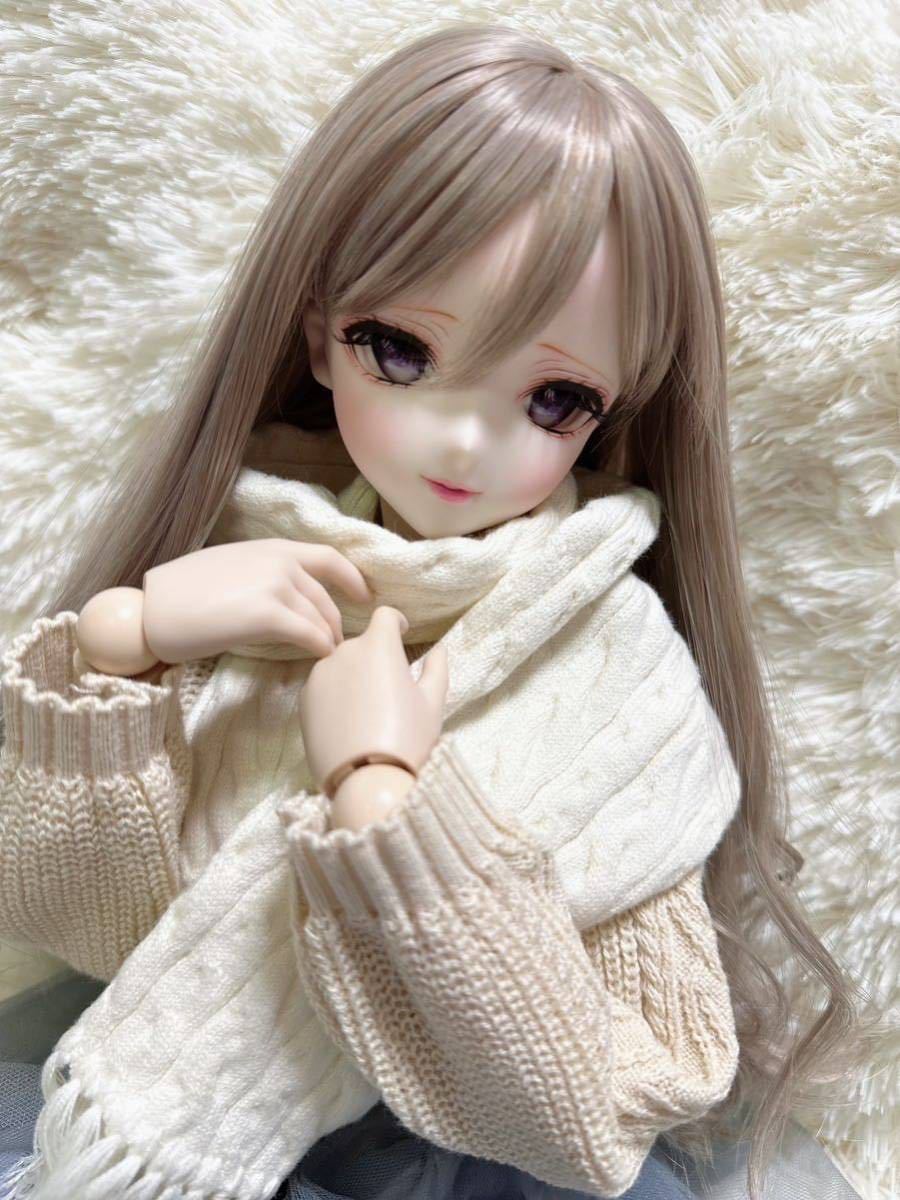 *くろまめ* DDH-09 sw肌 ボークス カスタムヘッド パテ盛り難あり おまけディーラー様製アイ _画像4