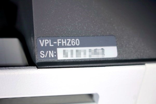 ★高輝度5000ルーメン/10740ｈ★SONY VPL-FHZ60 データプロジェクター 5000lm WUXGA HDMI レーザー光源 HDMI・VGAケーブル付 48265Y_画像8