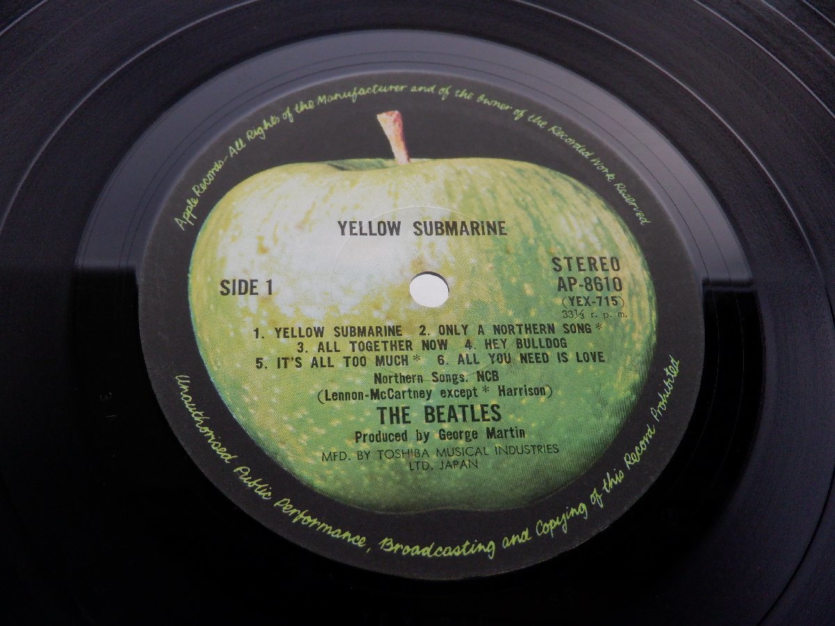 The Beatles(ビートルズ)「Yellow Submarine(イエロー・サブマリン)」LP（12インチ）/Apple Records(AP-8610)/ロック_画像2