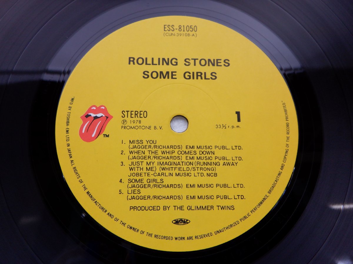 The Rolling Stones(ローリング・ストーンズ)「Some Girls(サム・ガールズ)」LP（12インチ）/Rolling Stones Records(ESS-81050)/ロック_画像2