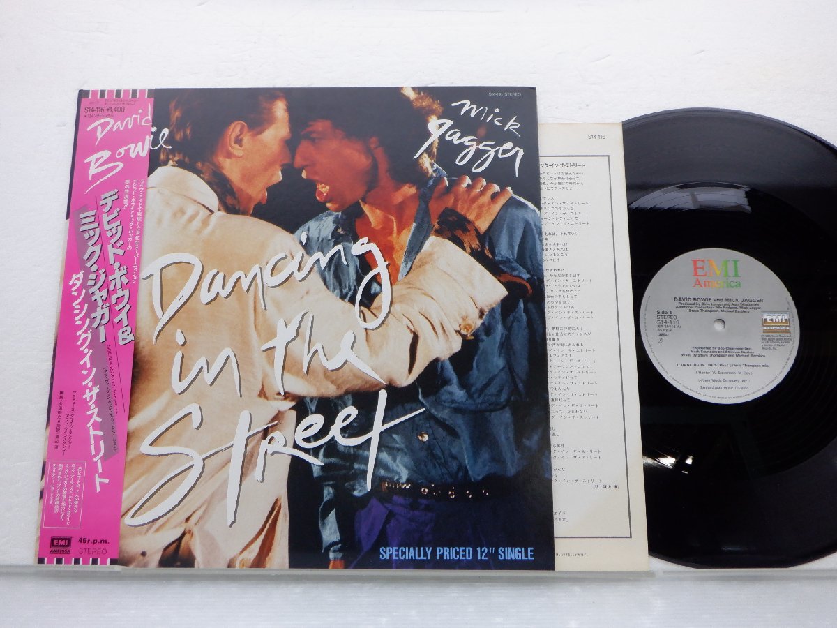 【帯付】David Bowie「Dancing In The Street」LP（12インチ）/EMI America(S14-116)/洋楽ロック_画像1