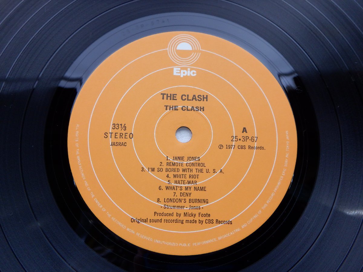 The Clash(ザ・クラッシュ)「The Clash(白い暴動)」LP（12インチ）/Epic(25・3P-67)/洋楽ロック_画像2