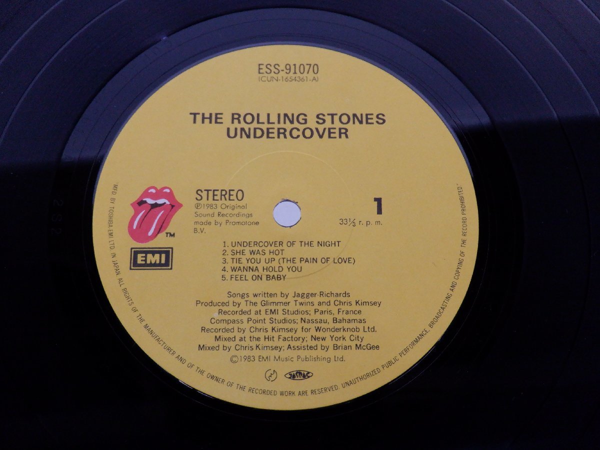 【帯付】The Rolling Stones(ローリング・ストーンズ)「Undercover」LP（12インチ）/Rolling Stones Records(ESS-91070)/ロック_画像2