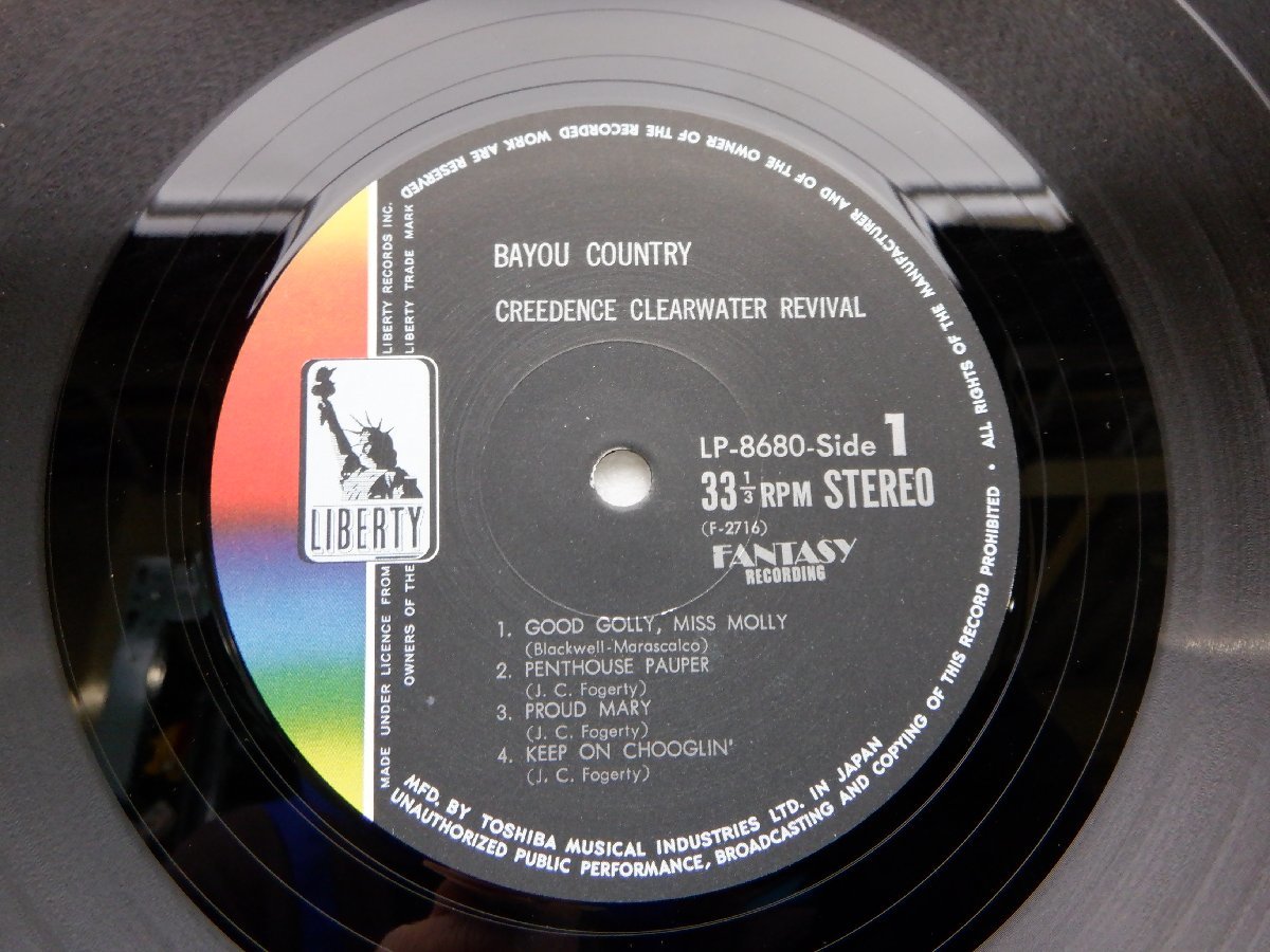 Creedence Clearwater Revival(クリーデンス・クリアウォーター・リバイル)「Bayou Country」LP（12インチ）/Liberty(LP-8680)/ロック_画像2