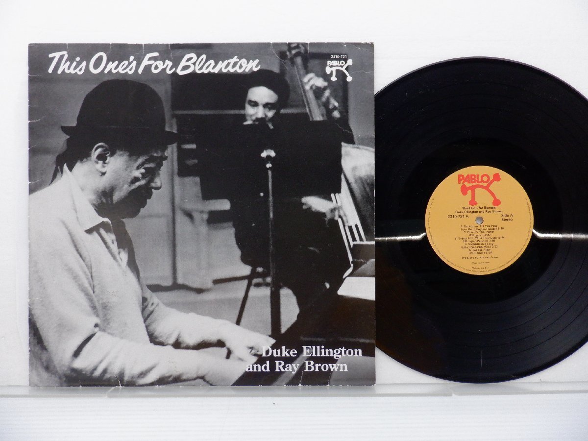 Duke Ellington「This One's For Blanton」LP（12インチ）/Pablo Records(2310-721)/Jazz_画像1
