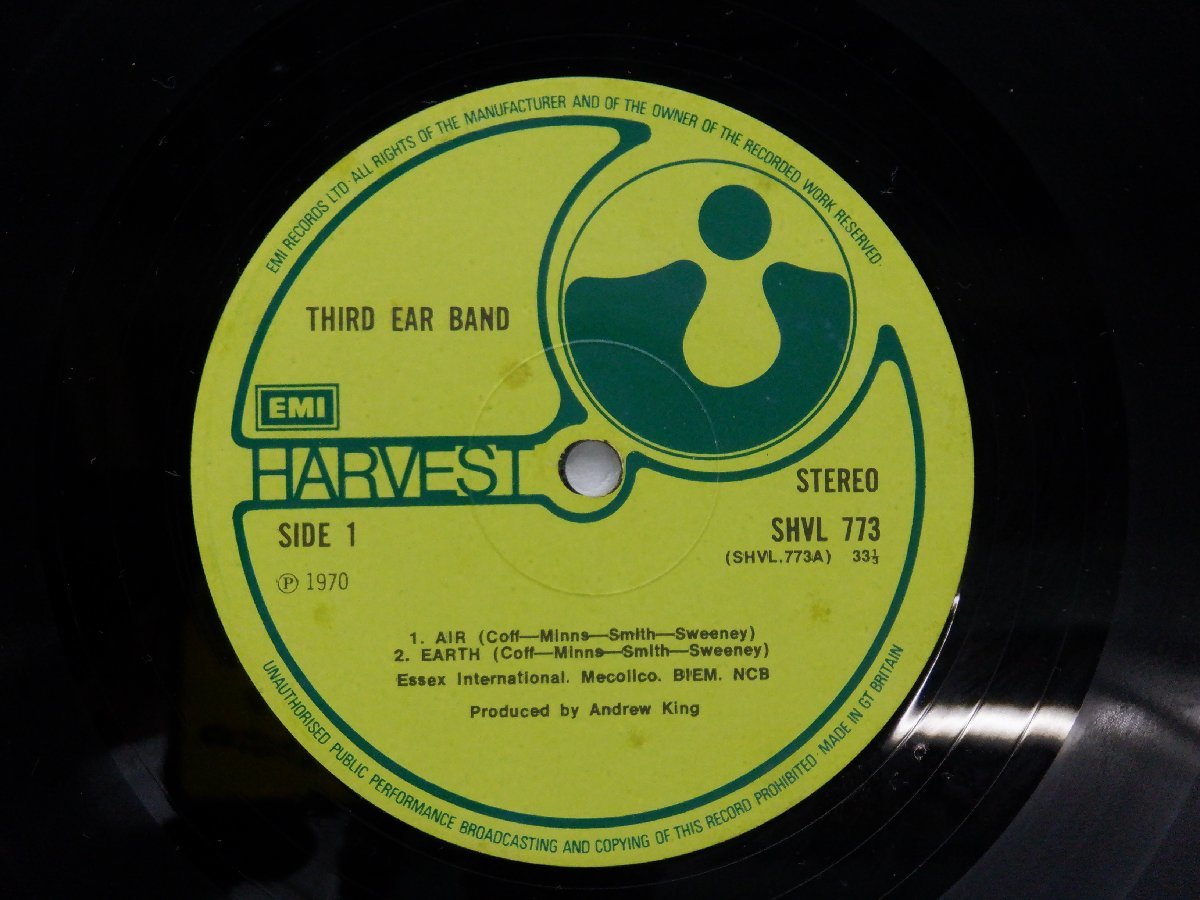 THIRD EAR BAND「THIRD EAR BAND」LP/Harvest Records(SHVL 773)/洋楽ロック_画像2