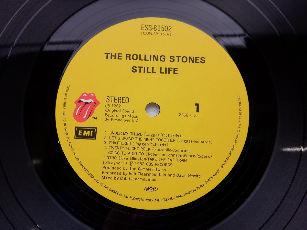 The Rolling Stones(ザ・ローリング・ストーンズ)「Still Life (American Concert 1981)」LP/Rolling Stones Records(ESS-81502)_画像2