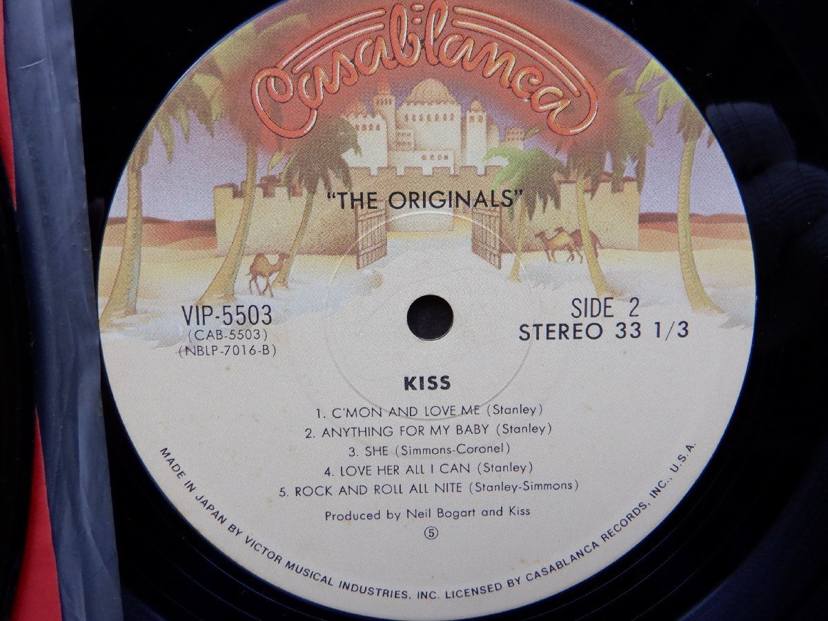 KISS(キッス)「The Originals(地獄の全貌)」LP（12インチ）/Casablanca Records(VIP-5501～3)/ロック_画像2