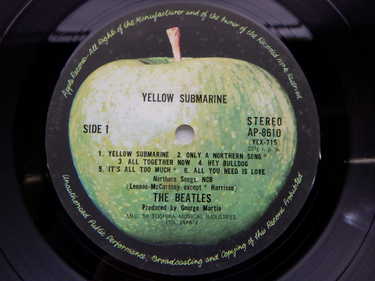 The Beatles(ビートルズ)「Yellow Submarine(イエロー・サブマリン)」LP（12インチ）/Apple Records(AP-8610)/ロック_画像2