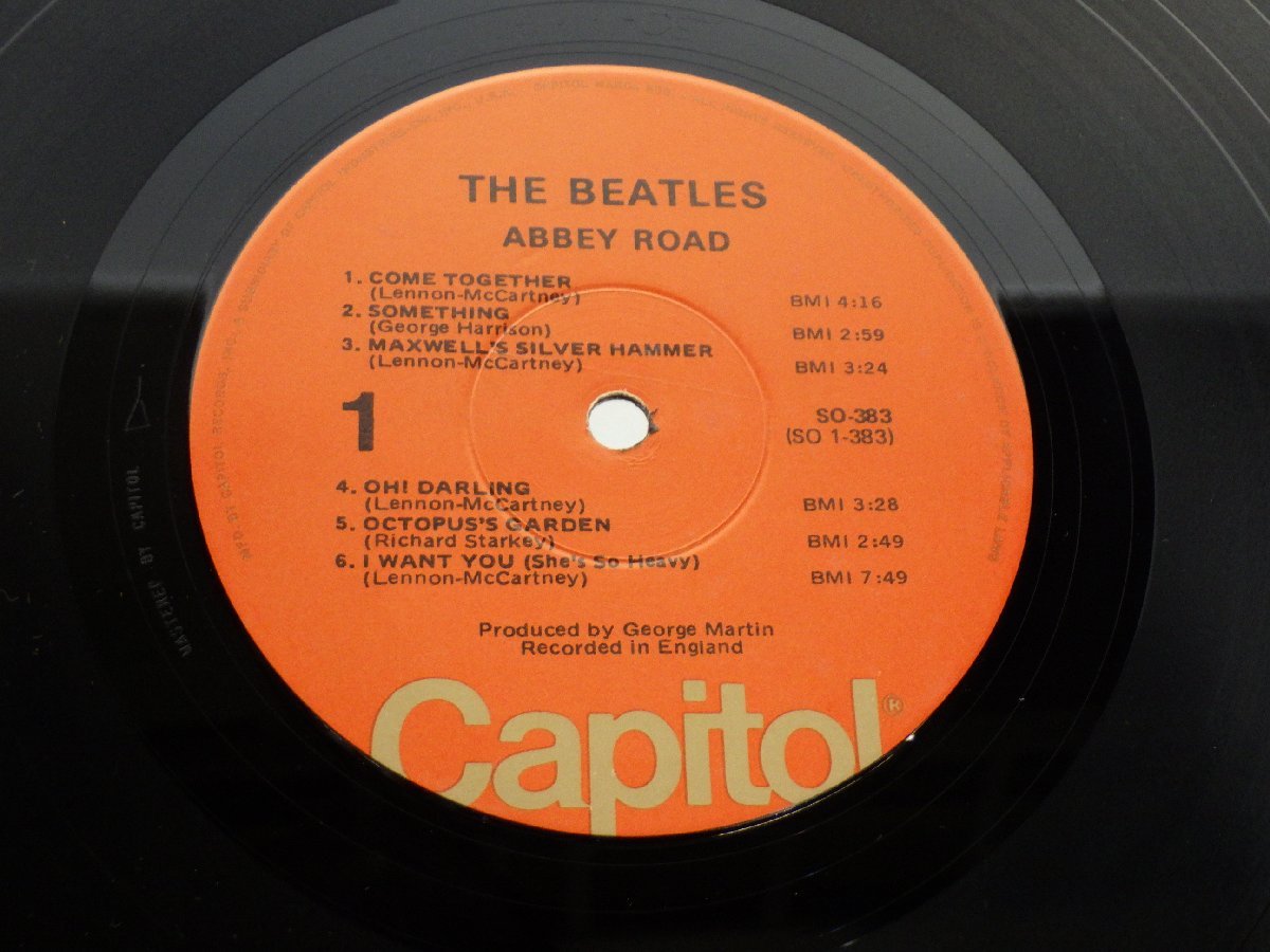 The Beatles(ビートルズ)「Abbey Road(アビー・ロード)」LP（12インチ）/Capitol Records(SO-383)/洋楽ロック_画像2