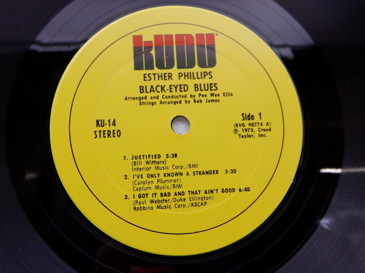 Esther Phillips「Black-Eyed Blues」LP（12インチ）/Kudu(KU-14)/R&B・ソウル_画像2