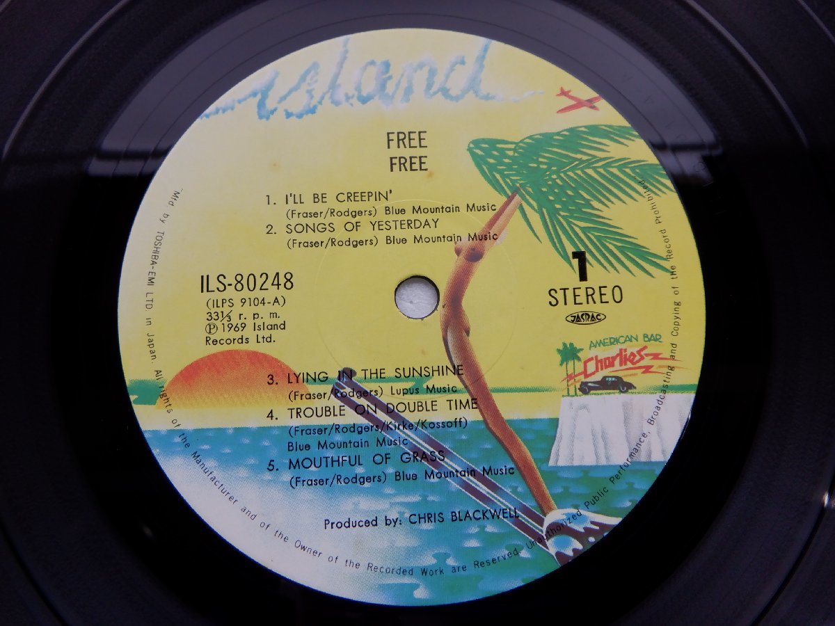 Free「Free」LP（12インチ）/Island Records(ILS-80248)/洋楽ロック_画像2