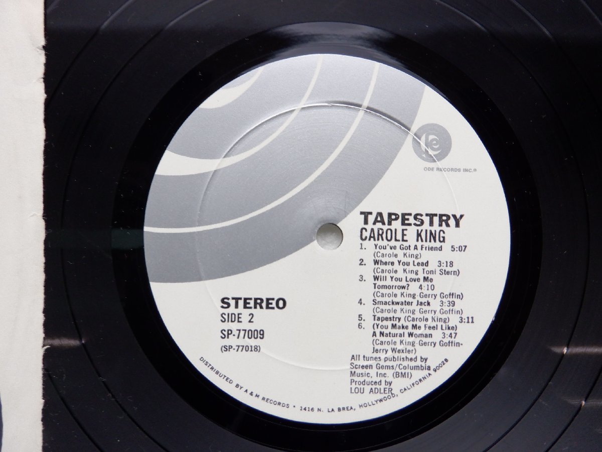 Carole King(キャロル・キング)「Tapestry(タペストリー)」LP（12インチ）/Ode Records(SP-77009)/ポップス_画像2
