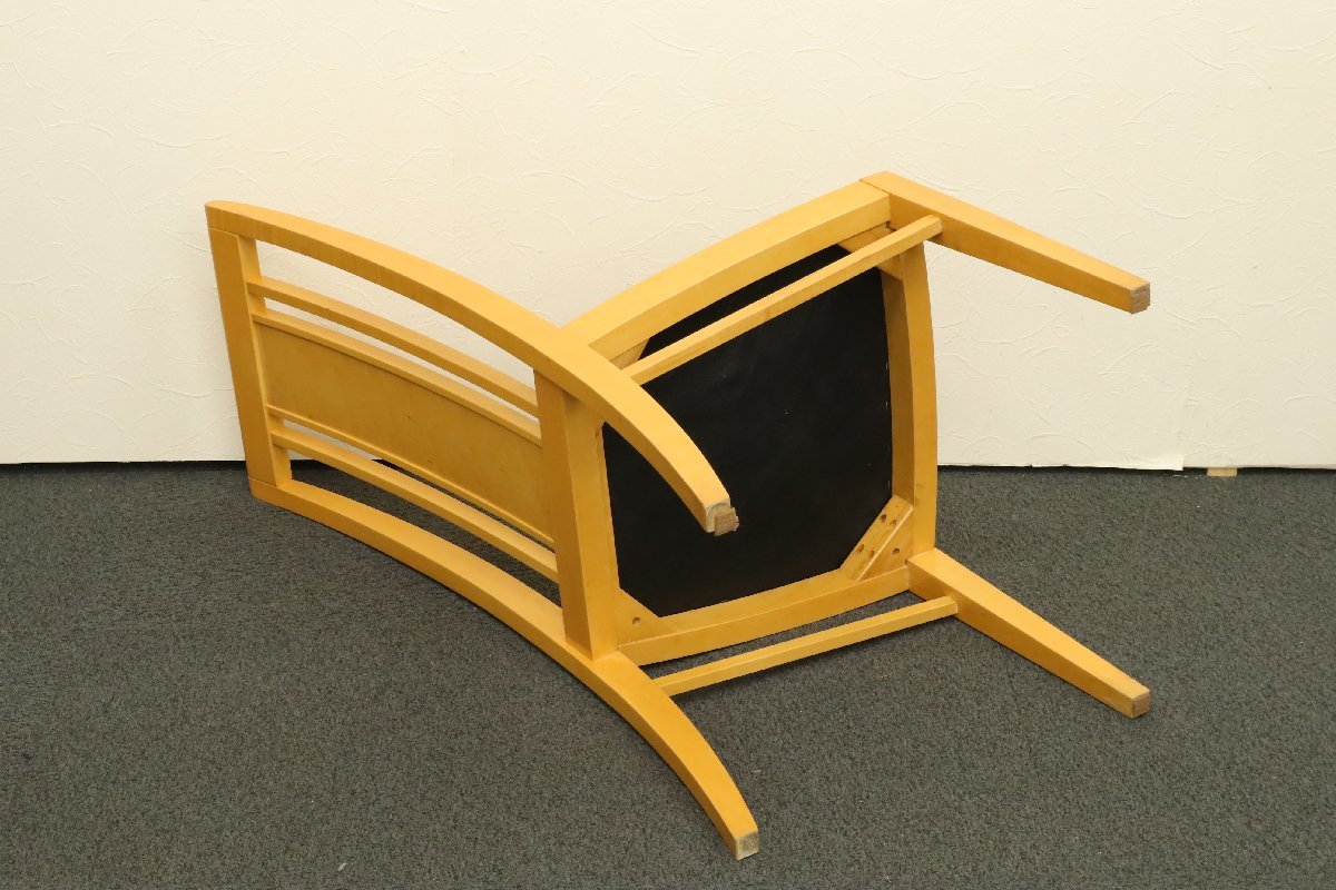 バーズアイメープル ハイバックチェア 1脚 2 / 大塚家具 スプレンダー 椅子 ダイニングチェア_画像9