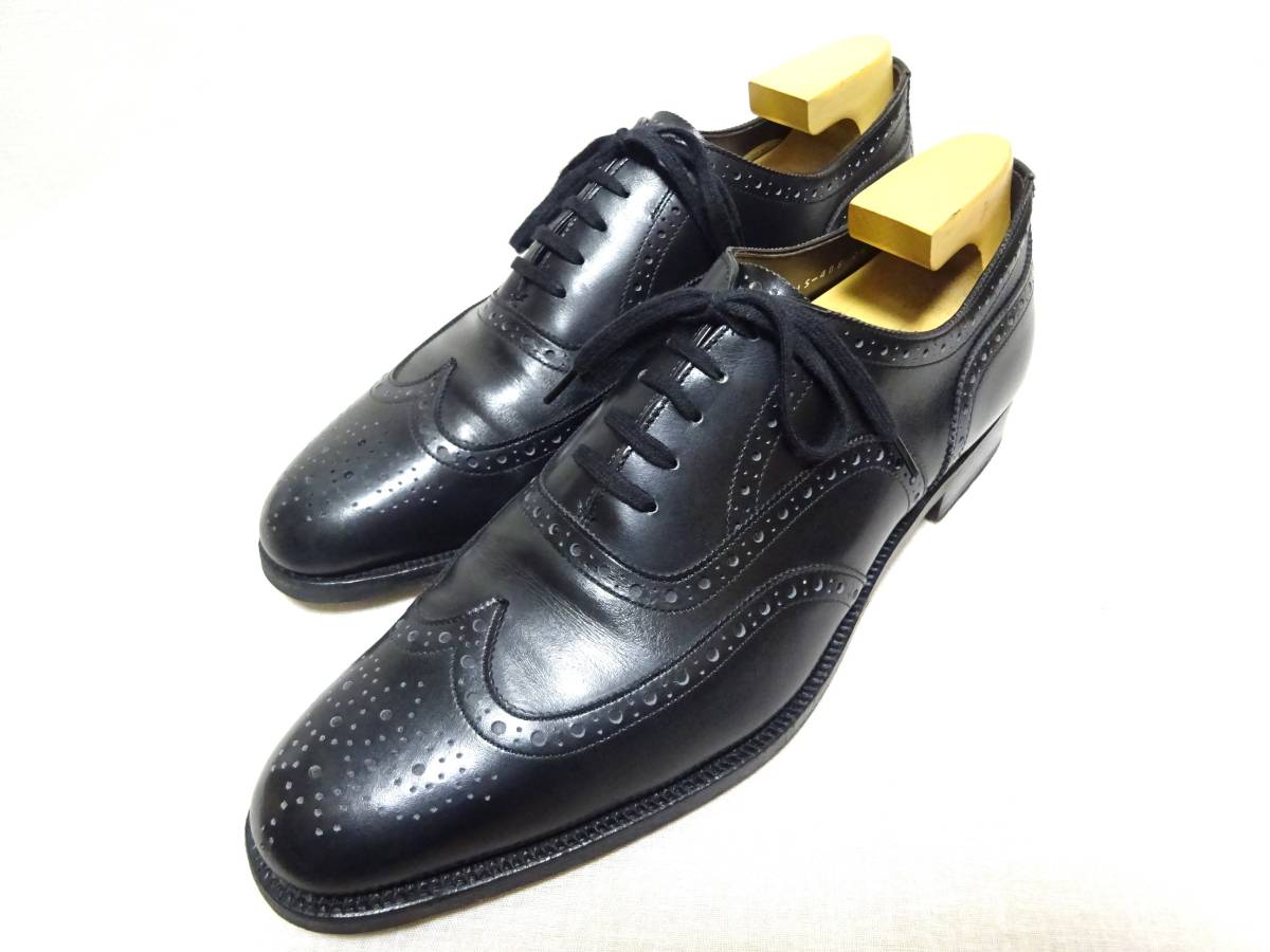 OTSUKA　大塚製靴　フルブローグシューズ　レザーシューズ　ビジネスシューズ　日本製　ブラック　黒　8.5　26.5cm