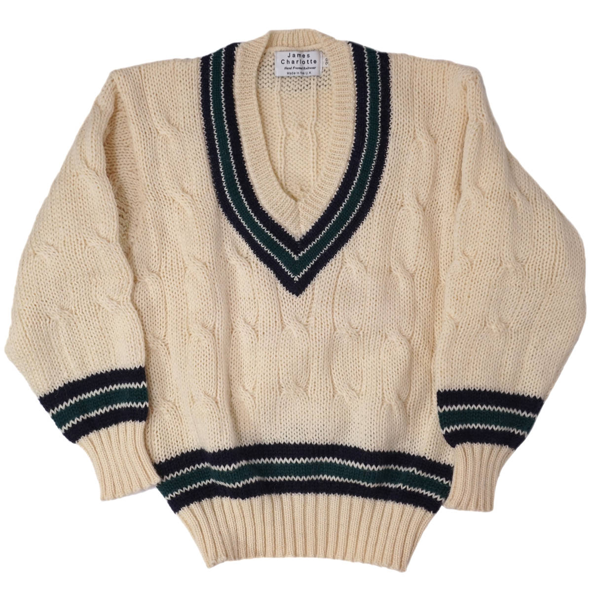 JAMES CHARLOTTE Cricket セーター 38（M）　 ジェームス シャルロット イギリス製 クリケット チルデン