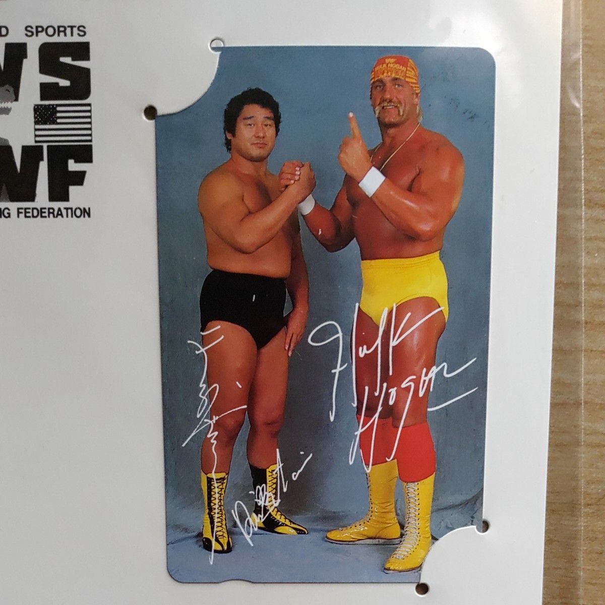 プロレス　レッスル・フェスト　SWS テレカ　 テレホンカード　未使用中古品