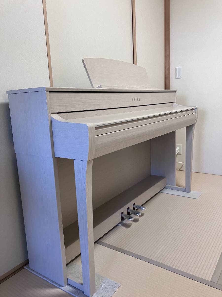 ☆YAMAHA 電子ピアノ　クラビノーバ　2021年製　CLP-745 WA ホワイトアッシュ調　木製鍵盤　88鍵盤　東大阪市・大阪市限定配送☆