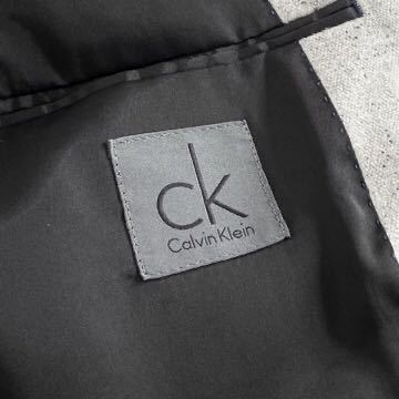 Hl23 CK Calvin Klein カルバンクライン カジュアルスーツ セットアップ テーラードジャケット /スラックス 2点セット 2 M相当 メンズ_画像9
