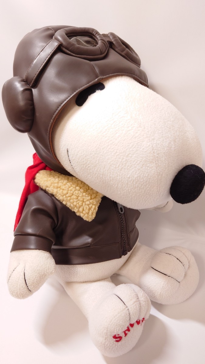 スヌーピー 皮ジャン フライングエース BIGぬいぐるみ Peanut スヌーピー 皮ジャン フライングエース BIGぬいぐるみ Peanut