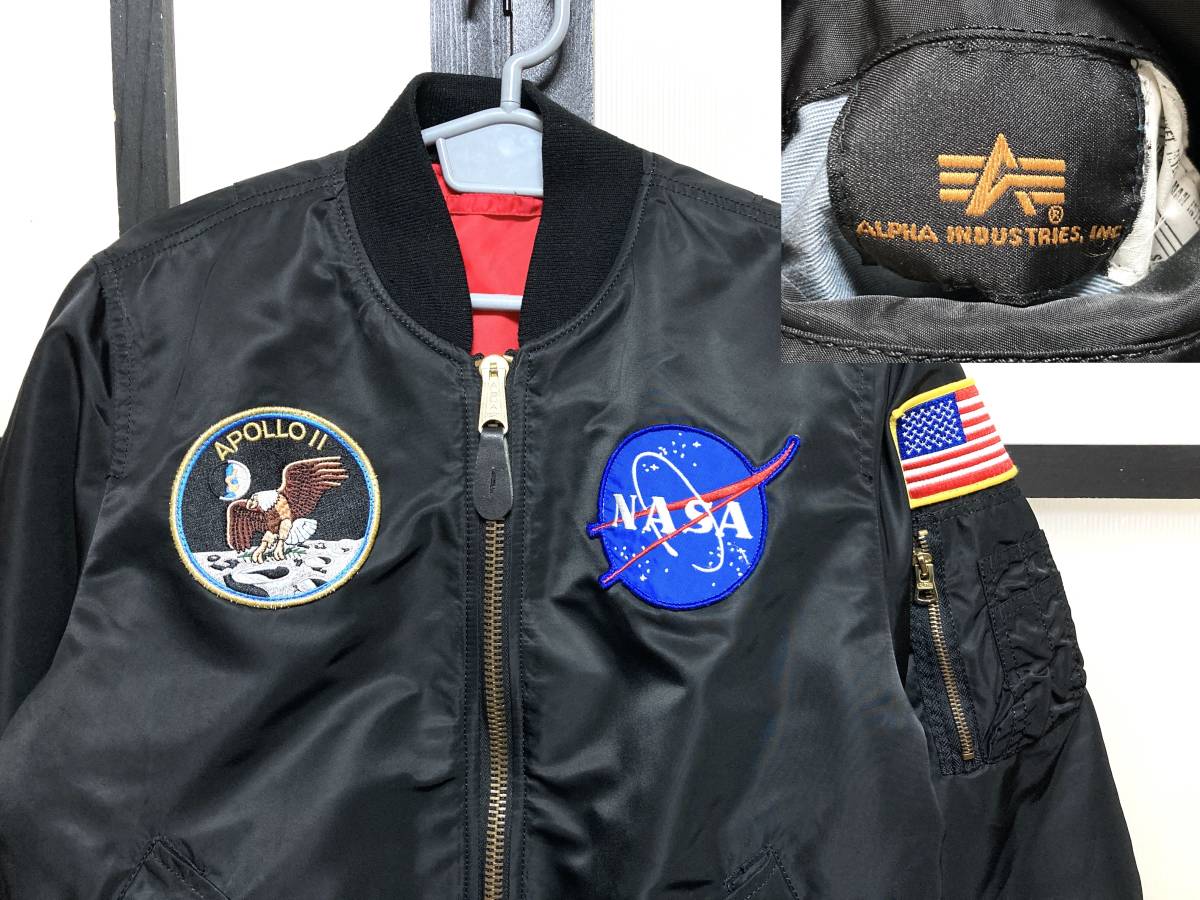 アルファ ナサ MA-1 フライトジャケット / ALPHA INDUSTRIES NASA ミリタリー_画像1