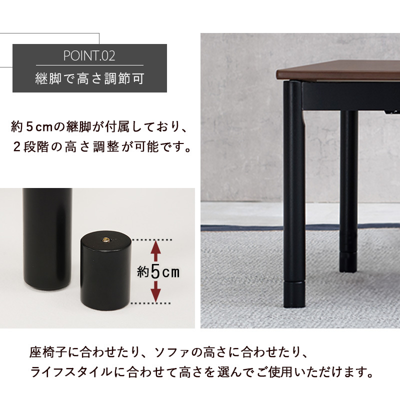 こたつ+うす掛け布団 2点セット(アンティークナチュラル こたつ+うす掛け布団 2点セット(アンティークナチュラル