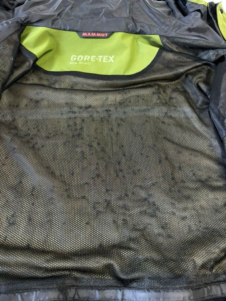 傷あり MAMMUT オールラウンダージャケット GORE-TEX ProShell ゴアテックス プロシェル アウトドア ジャケット 登山 キャンプ マムート_画像8