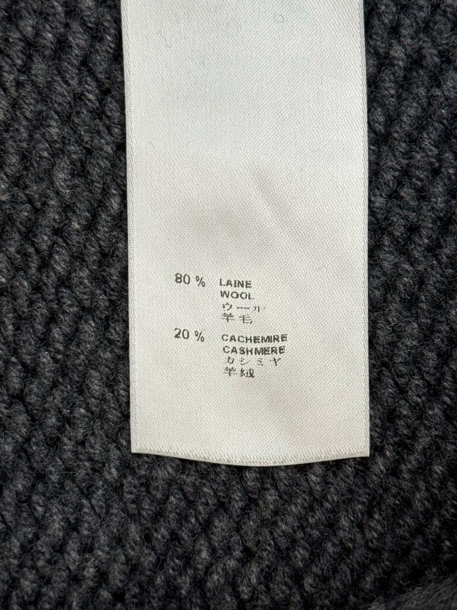 ルイヴィトン ウール カシミヤ ロング カーディガン S グレー Louis Vuitton カシミア 羊毛 ニット セーター