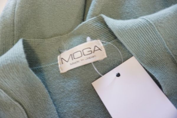 [ prompt decision ]MOGA Moga men's cardigan wool green series made in Japan [630439]