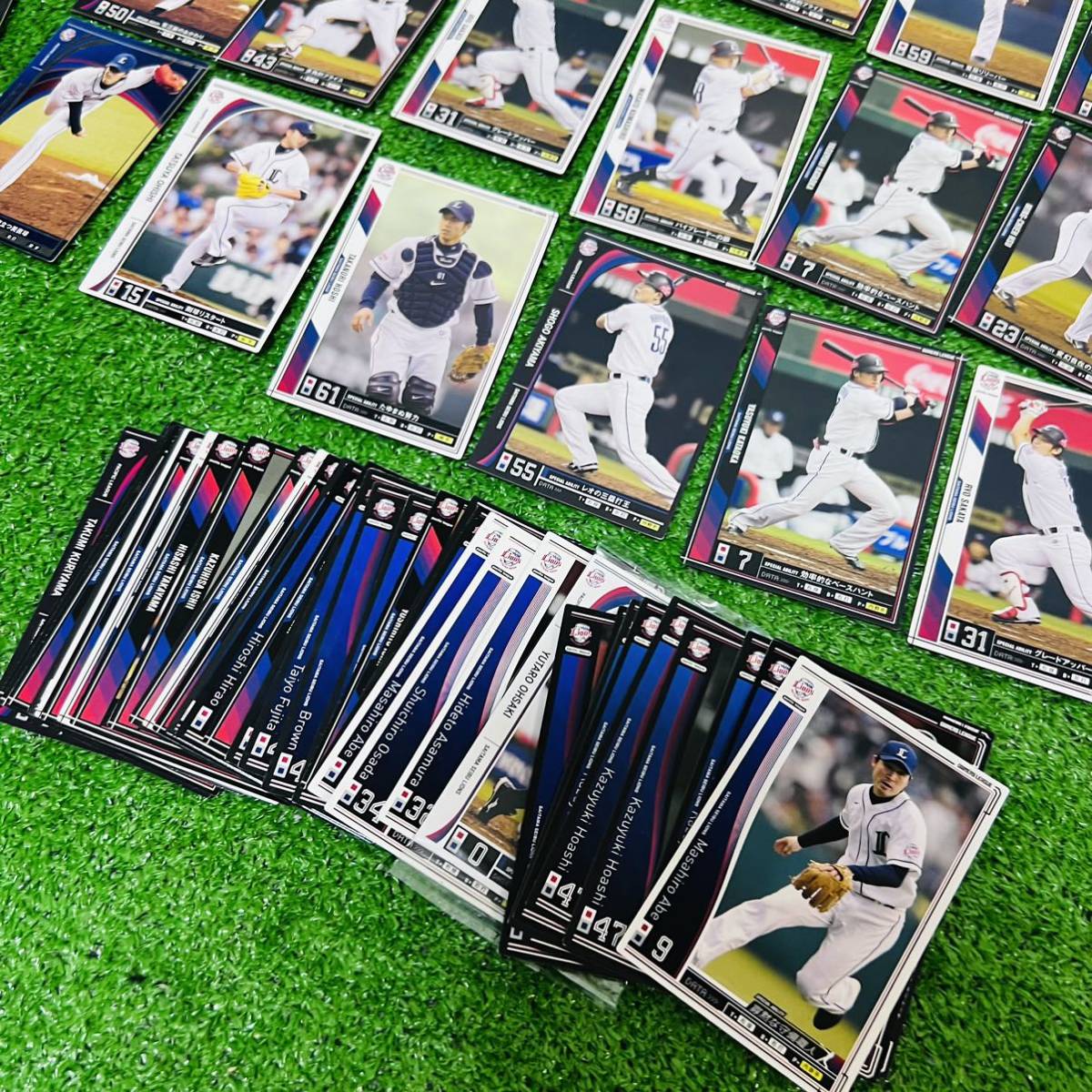1円スタート　西武ライオンズ　NPB 公認　プロ野球カード　BANDAI まとめ　大量　2012年2011年　Lions コレクター　保管品_画像4
