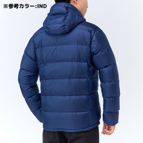 ★新品★モンベル ダウンパーカ メンズ ライトアルパインダウン パーカ 1101606 IND サイズL トレッキング 登山 キャンプ 軽量_画像3