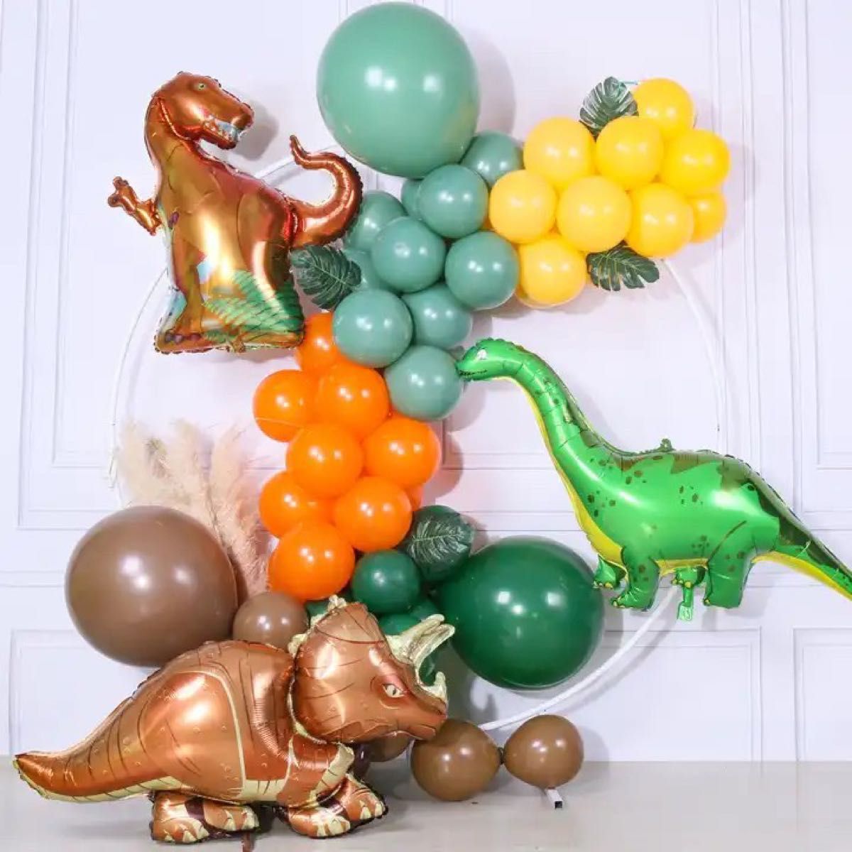 恐竜 誕生日 飾り付け 誕生日バルーン 男の子 恐竜 ダイナソー バースデー 風船 お食い初め 息子 お誕生日 Birthday 