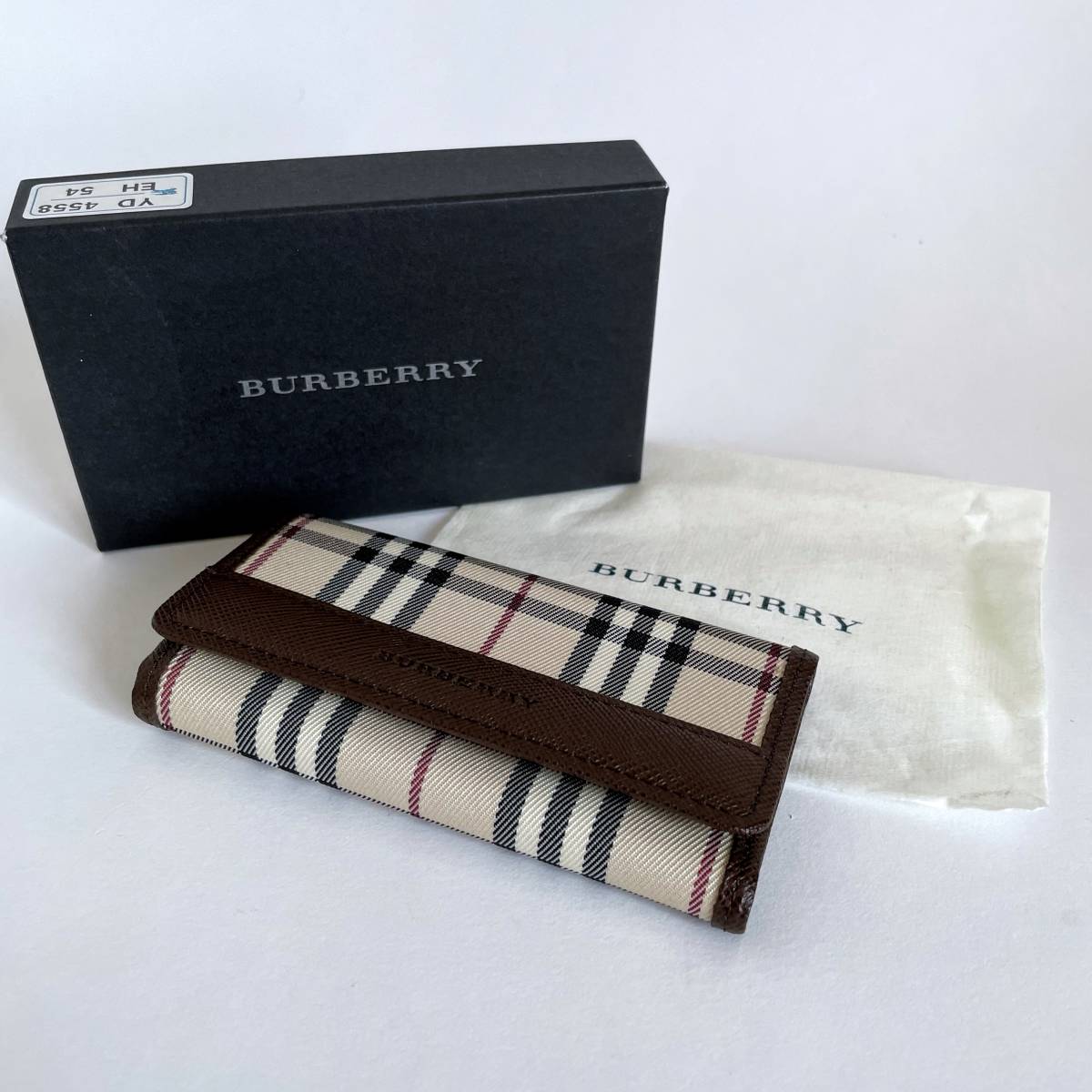 ☆未使用品 BURBERRY バーバリー ノバチェック 5連キーケース ベージュ