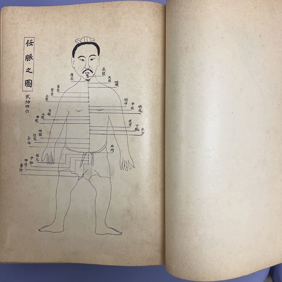 日本鍼灸学教科書　経穴　病理古書 古本　_画像2