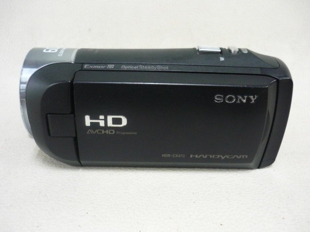 現状品 SONY ソニー ビデオカメラ Handycam HDR-CX470 本体+バッテリー 即決送料無料_画像2