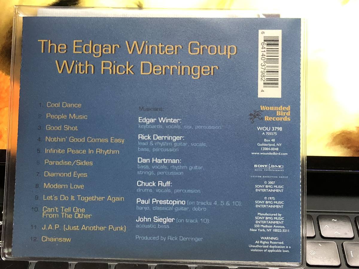 （E）エドガー・ウィンター　リック・デリンジャー★The Edgar winter Group With Rick Derringer_画像3