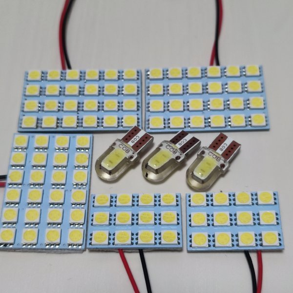 AZK10 SAI 後期(サイ) 超爆光! T10 LED ルームランプ 8個セット ホワイト トヨタ /s24/s12/c2_画像1